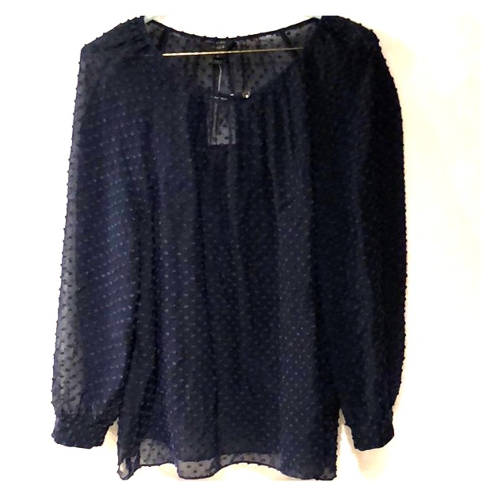 Jcrew Navy Blouse NWTs